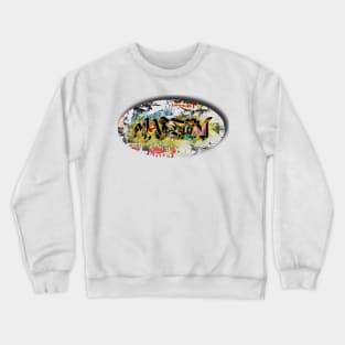 MARTIN Graffiti Style Name Tag Crewneck Sweatshirt